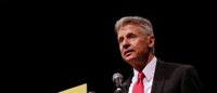 Libertarian Party Presidential candidate Gary Johnson