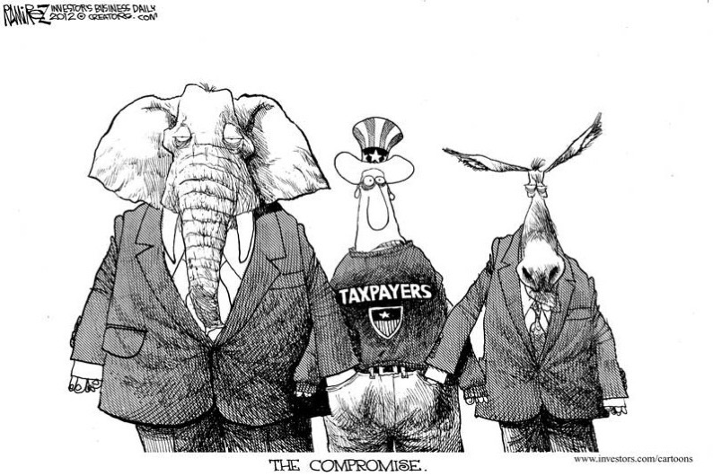 Cartoon gop dem pickpocket
