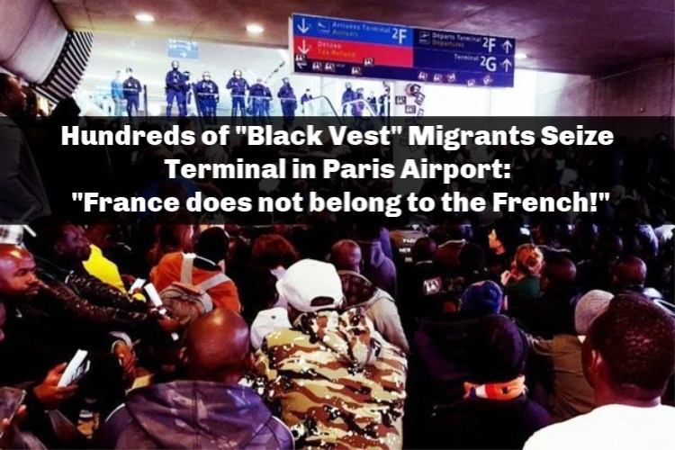 Migrants seize airport