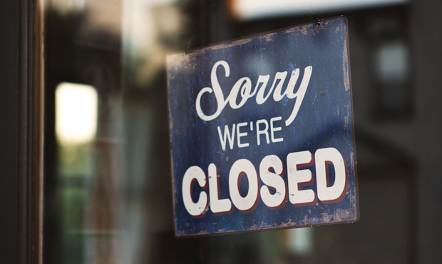 Closed sign