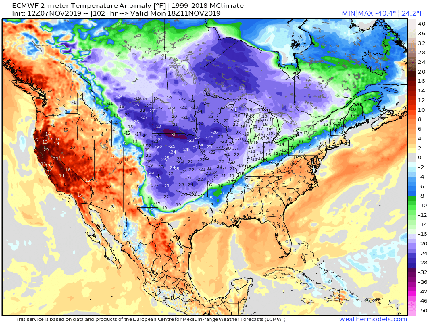 Forecasters expect 170 records to be broken in next week s arctic blast