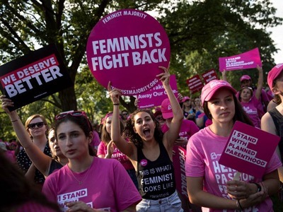Planned parenthood feminist march protest getty 640x480