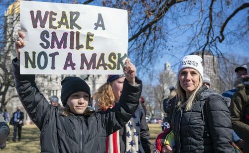 CT mask protest